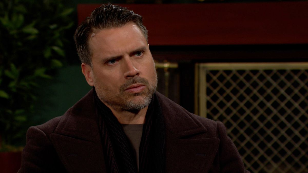 Joshua Morrow as Nick in black in The Young and the Restless