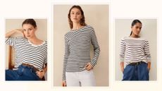 breton striped tops by The White Company