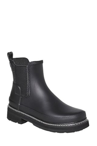 Hunter Boots Refined Chelsea Stitch Detail Wellington Boots