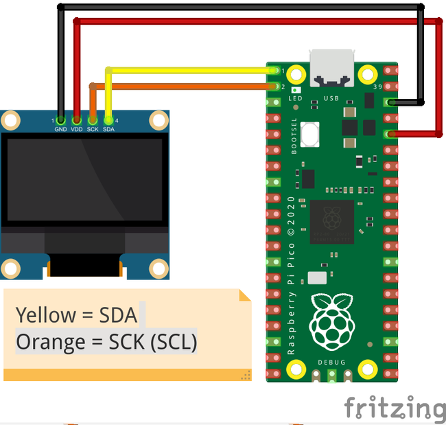 How To Use An Oled Display With Raspberry Pi Pico Toms Hardware 