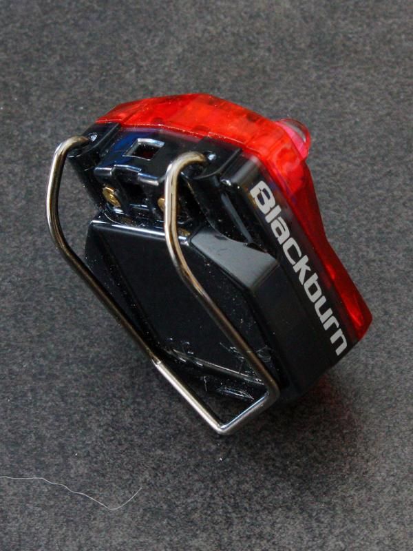 The stout clip on the rear light can be used with the included strap to secure onto seatposts and the like or directly onto bags and clothing