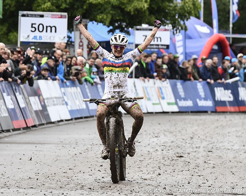 Sina Frei (Sui) Ghost Factory Racing wins U23 Women's race