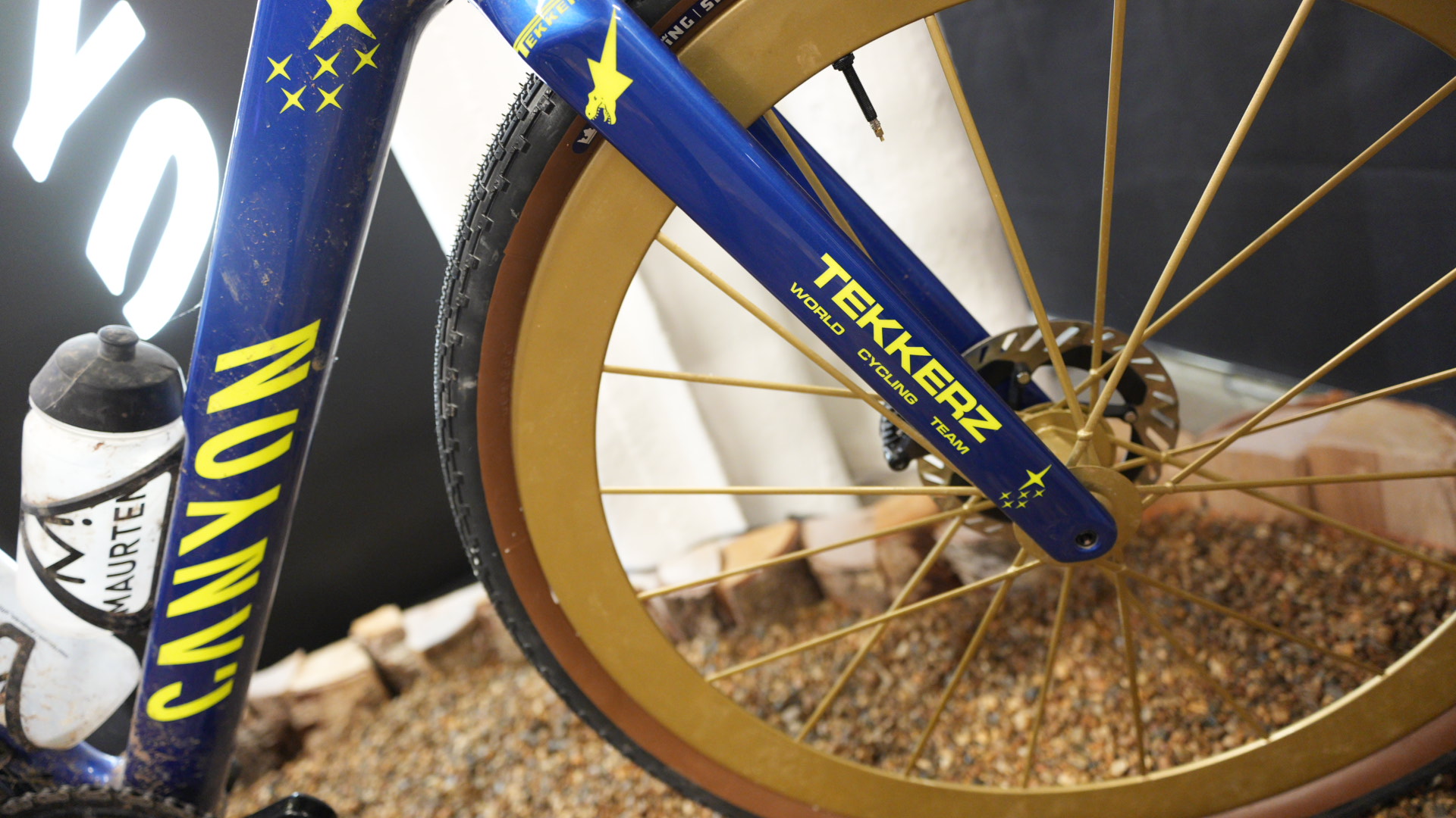 close up details of expensive bikes