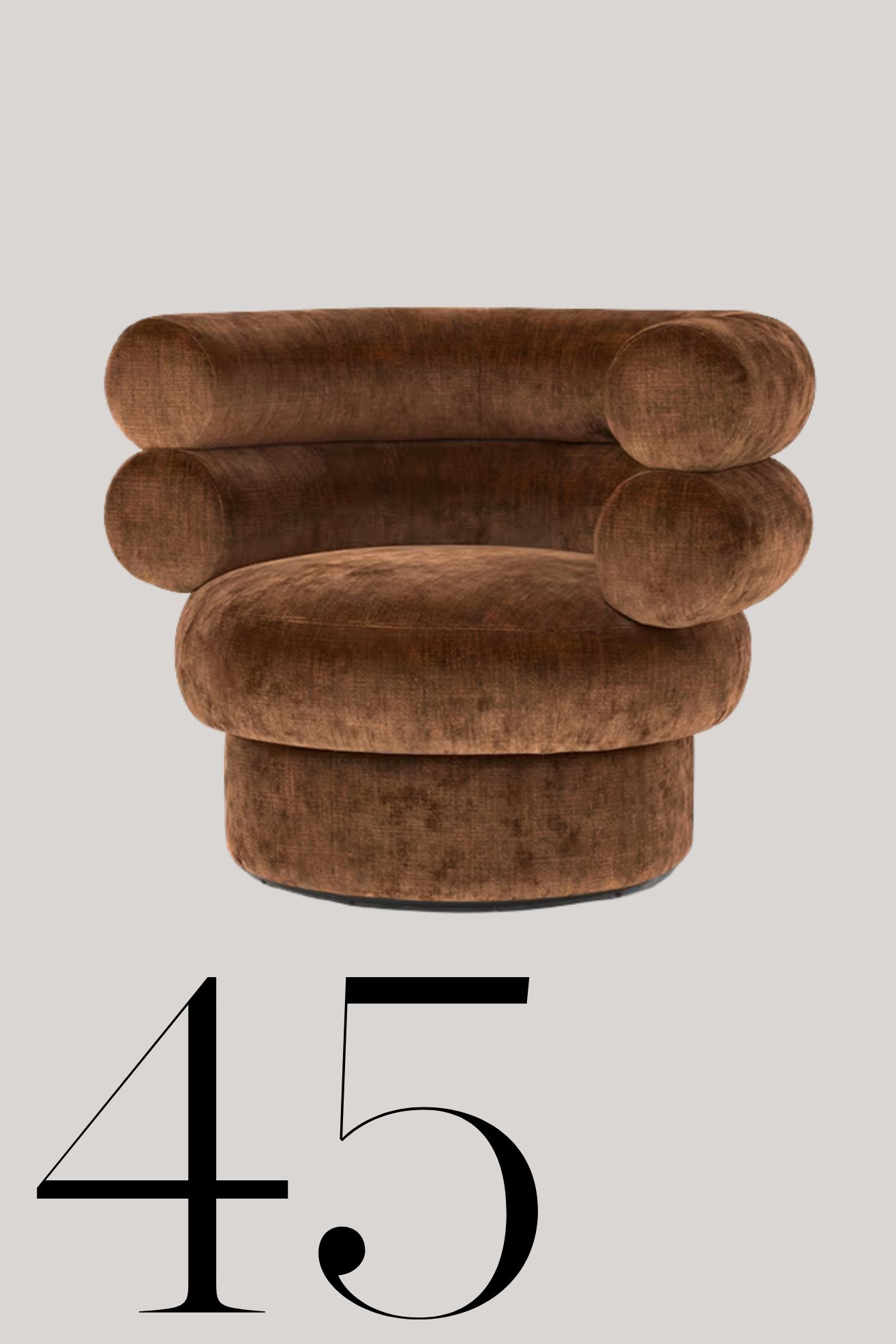 Sofology, The Fitzrovia in Luxury Chenille Rust