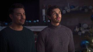 Jonathan Bennett and George Krissa in The Holiday Sitter