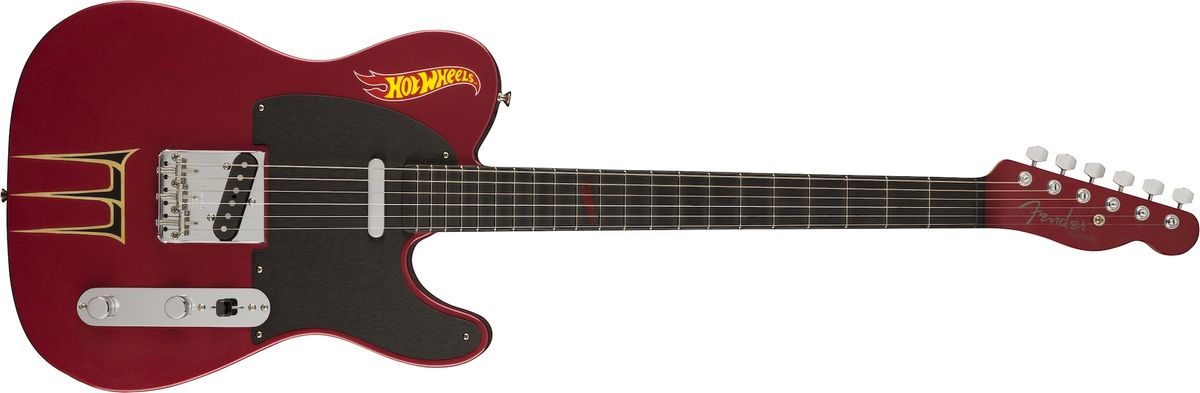 Fender Mod Rod Tele, Burnt Orange with Pinstriping by Pamelina H
