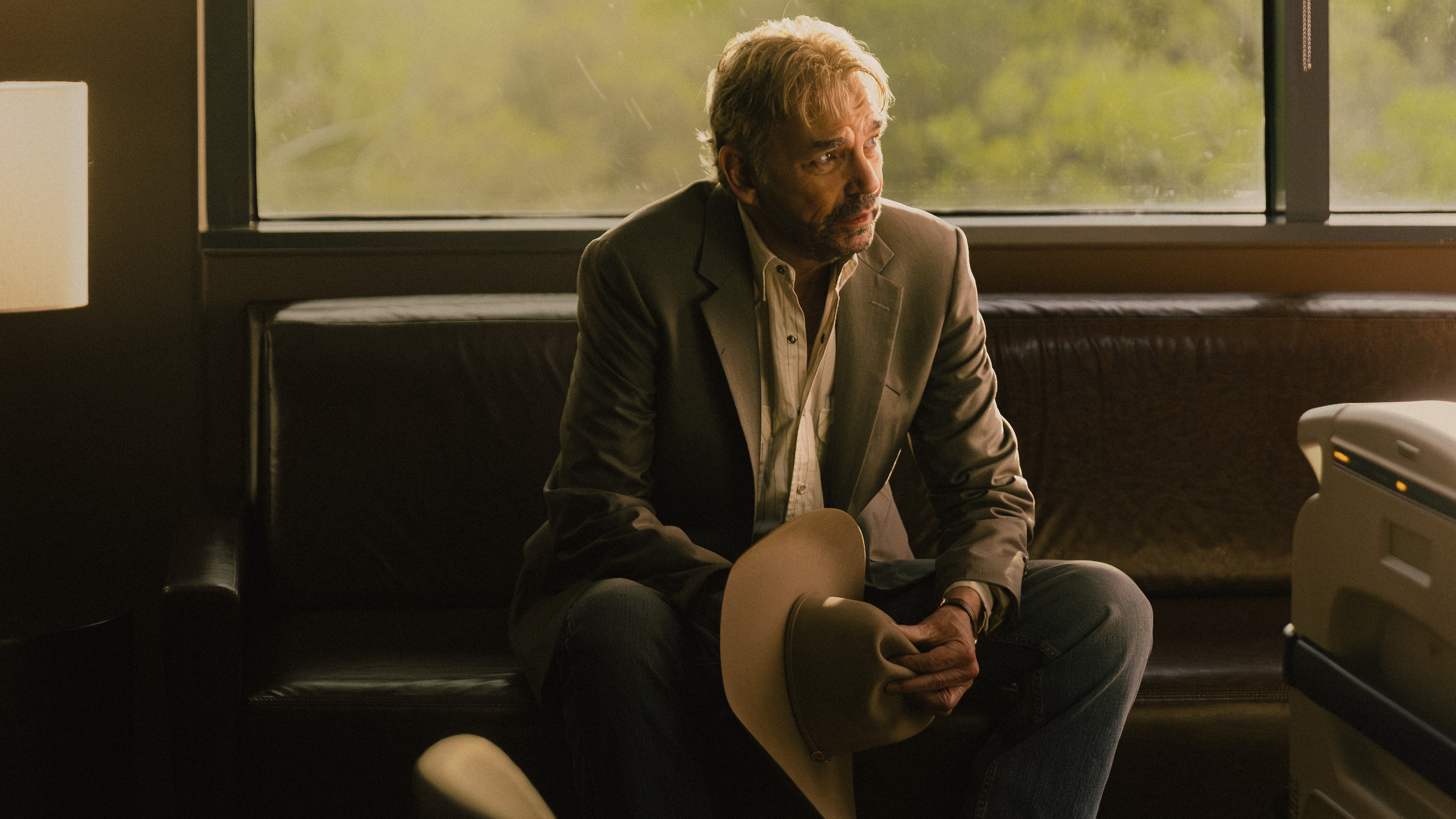 Billy Bob Thornton in a scene from Paramount Plus series, "Landman."