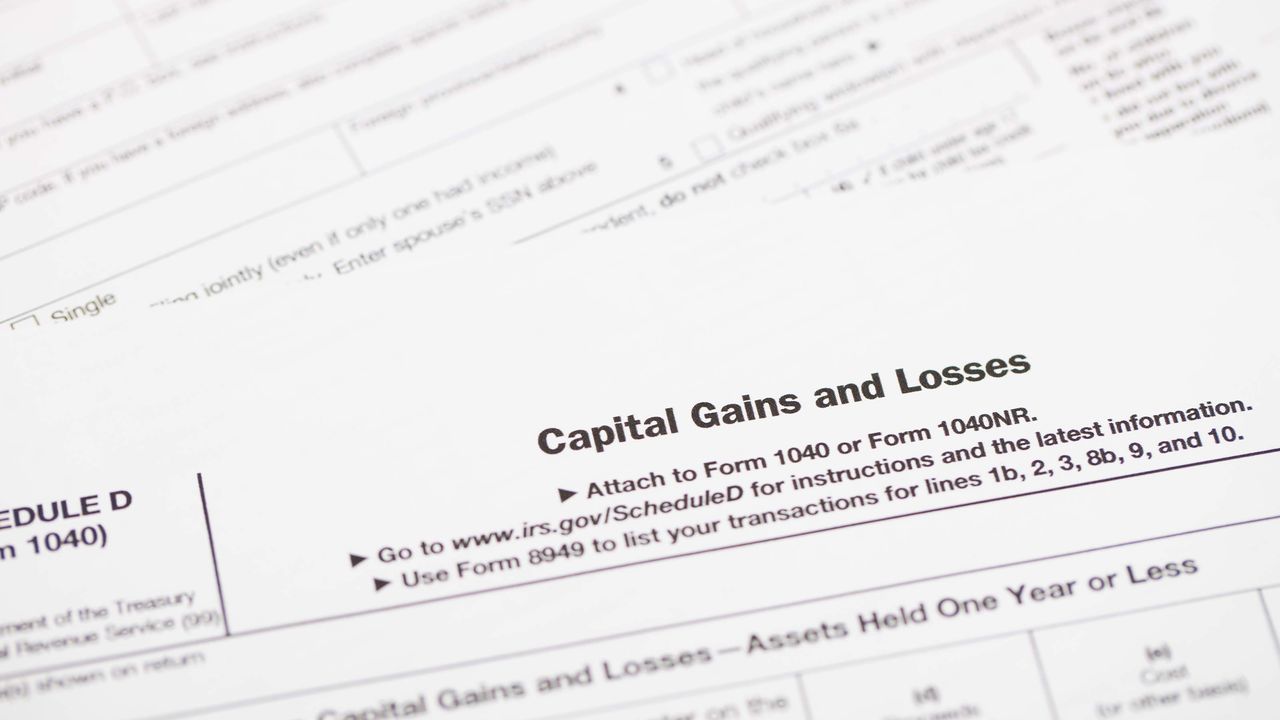 tax form for capital gains and losses