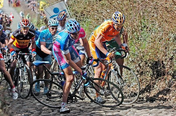 Flecha, Ballan Zabel and Baguet all did the Koppenberg on foot