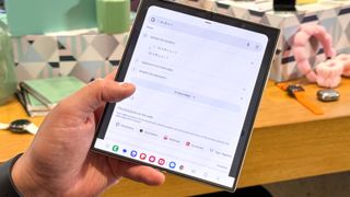 Solving maths equations on the Samsung Galaxy Z Fold 6
