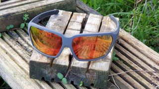 Scott Vector sunglasses on wooden decking