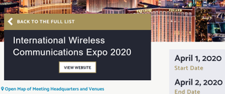 The now cancelled wireless expo in Las Vegas