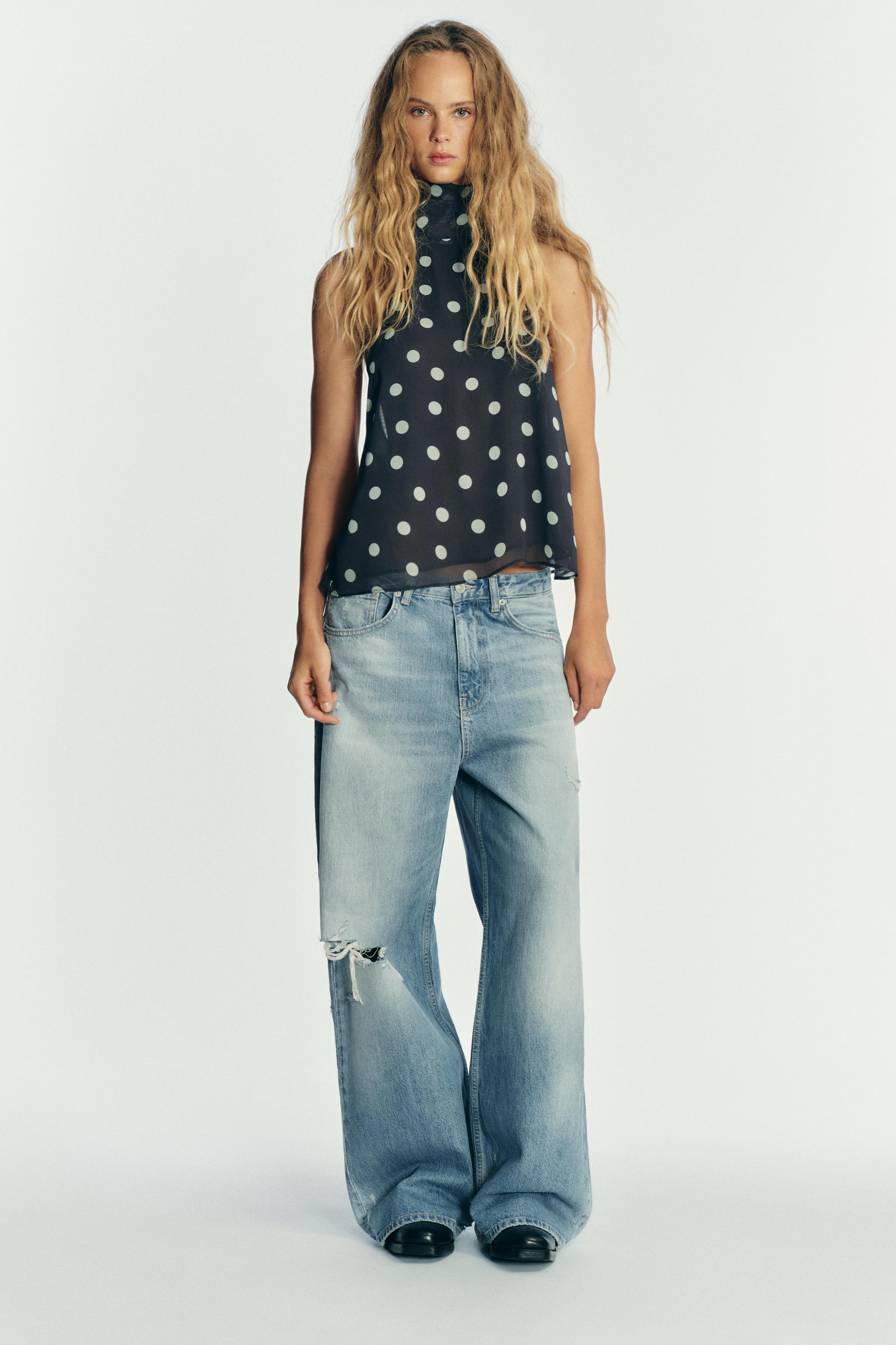 Polka Dot Halter Top