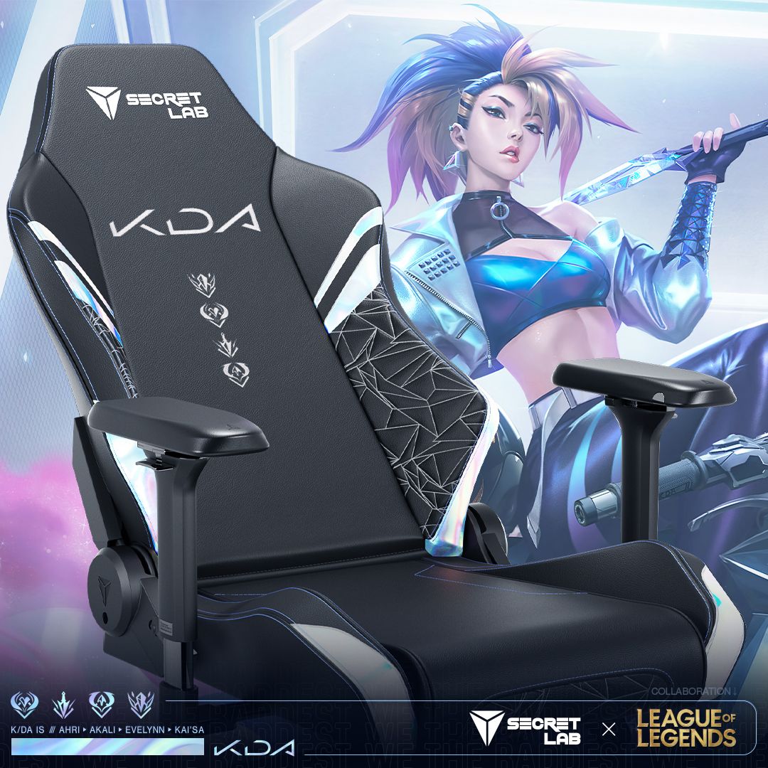 K/DA Secretlab gaming chair