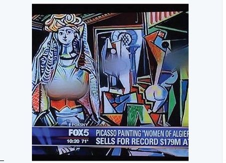 Fox News blurred Picasso&amp;#039;s record-breaking The Women of Algiers because boobsFox News blurred Picasso&amp;#039;s record-breaking The Women of Algiers because boobs