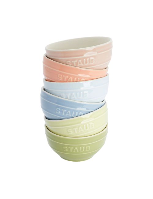 Staub 6-Piece Macaron Pastel Bowl Set
