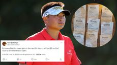Carl Yuan has had a huge bet put on him for the Mexico Open