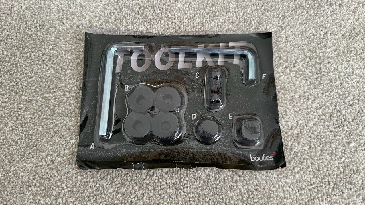 The assembly tools you get with the Boulies Master Series