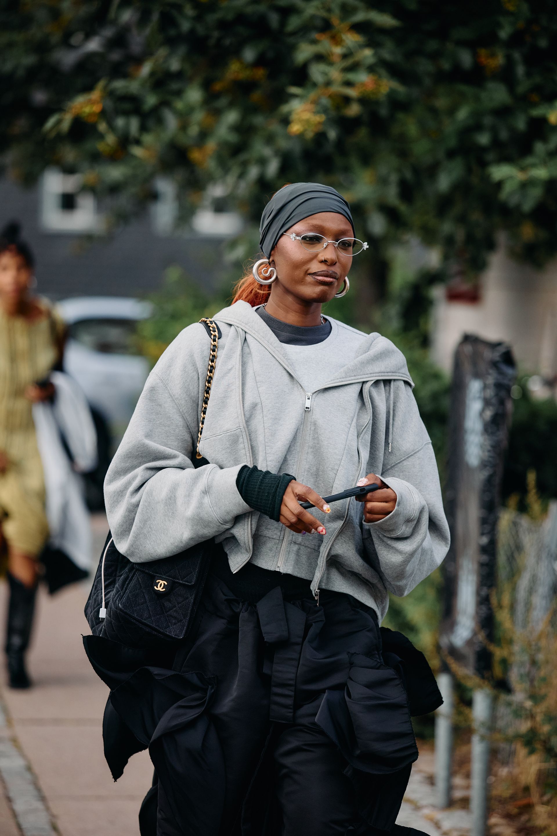 Copenhagen Fashion Week street style.