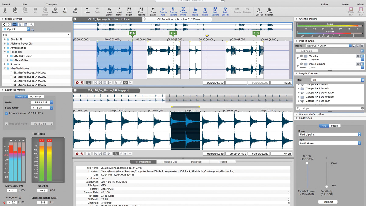 MAGIX Sound Forge Audio Studio Pro 17.0.2.109 for mac download free