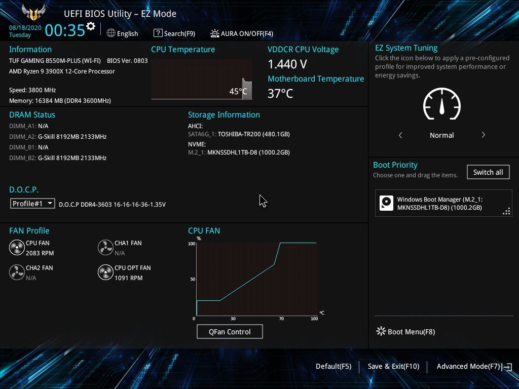 Asus TUF Gaming B550M-Plus Wi-Fi