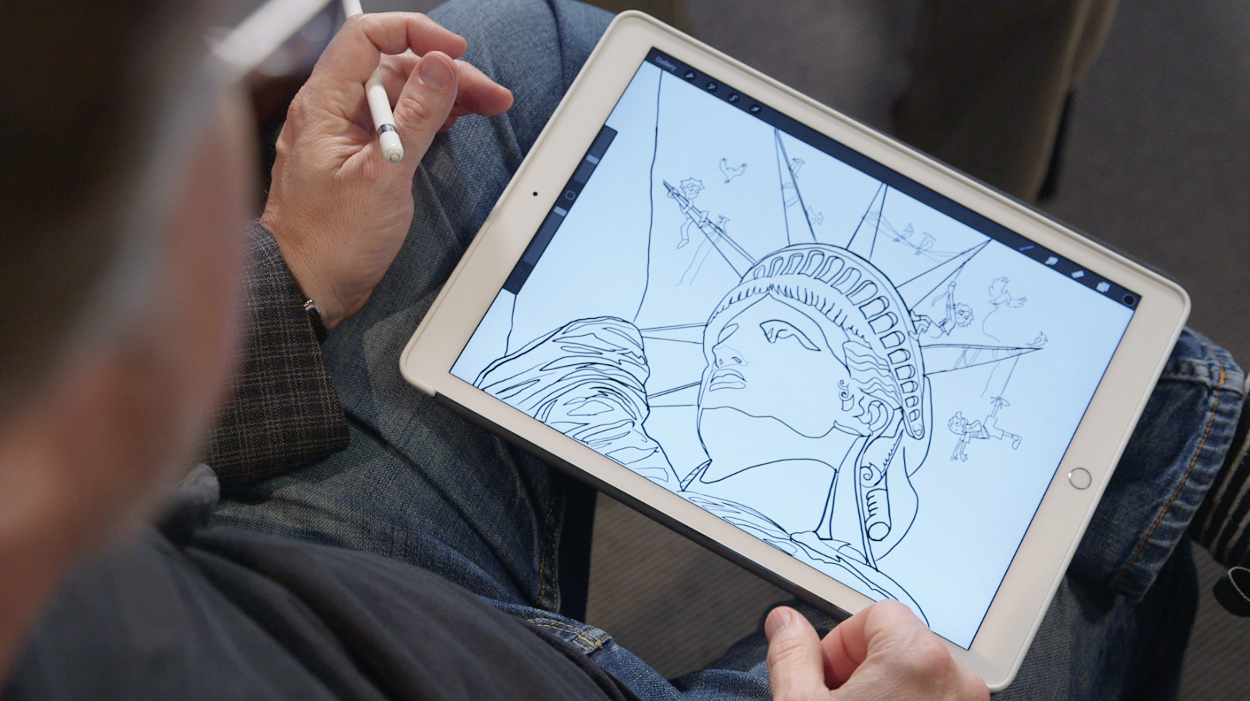 It doesn't matter where you learnt to draw, so long as you keep trying