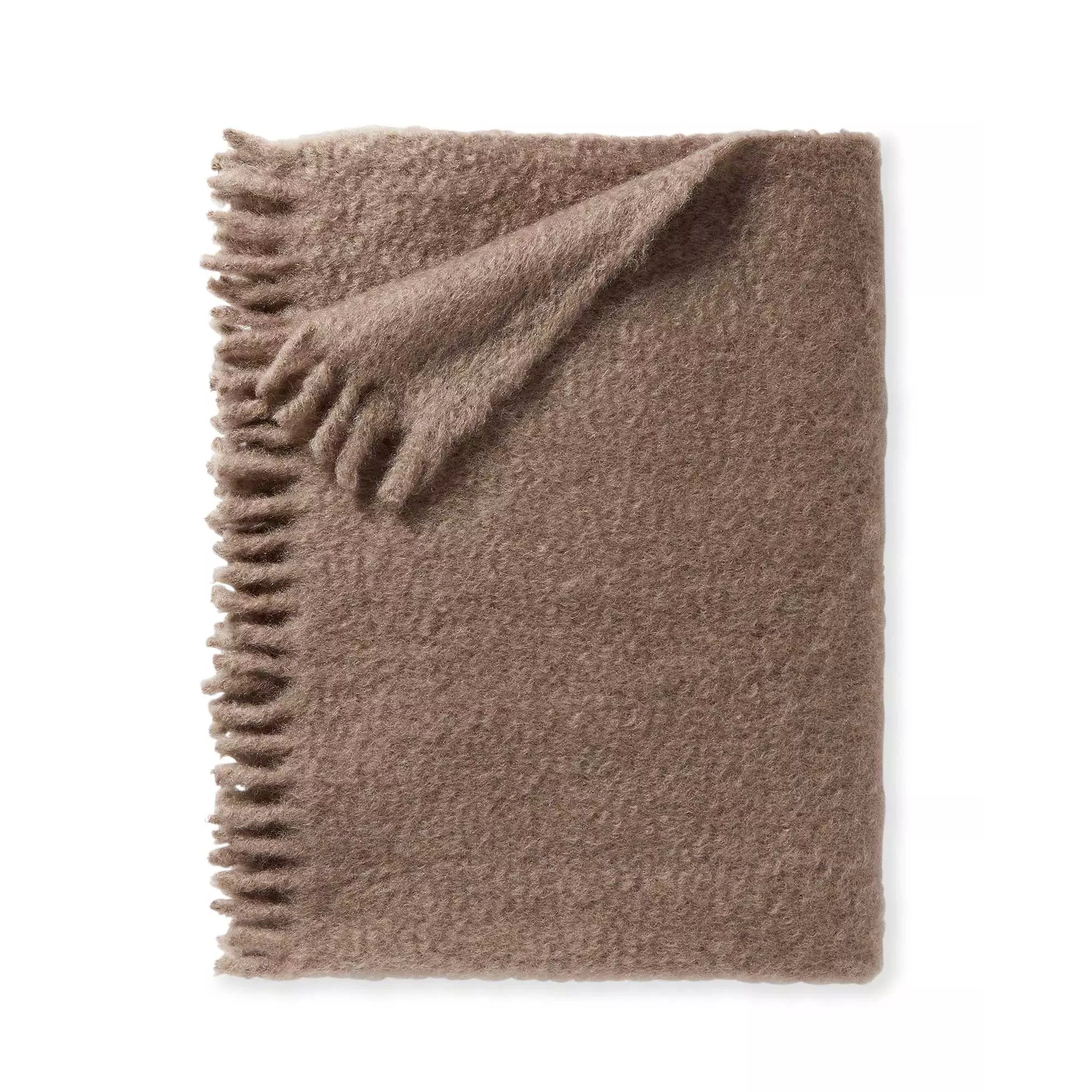 Albion Mohair Throw (Mink)