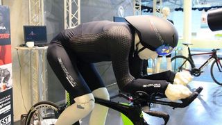 Four million data points were used in the scan of Alex Dowsett to create a life-like mannequin, for those times when he wasn't available
