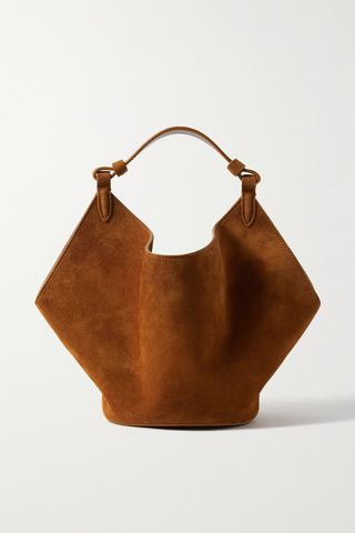 Lotus Mini Suede Tote