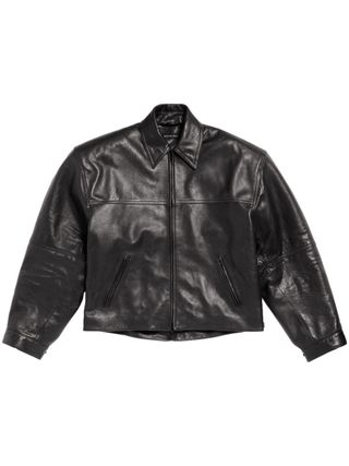 Cocoon Leather Jacket
