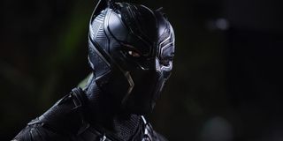Black Panther mask in Marvel 2018 movie