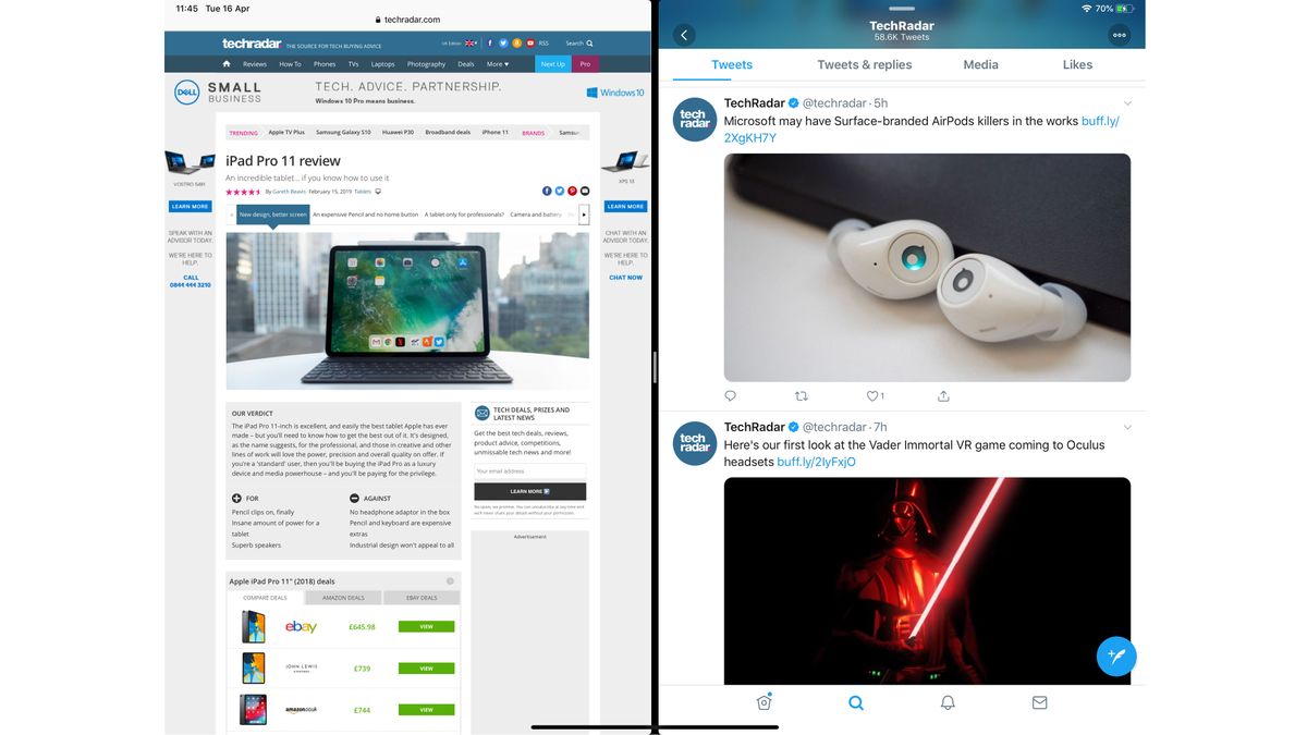 How to view split screen on iPad TechRadar