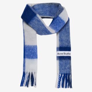 Acne Striped Knitted Scarf