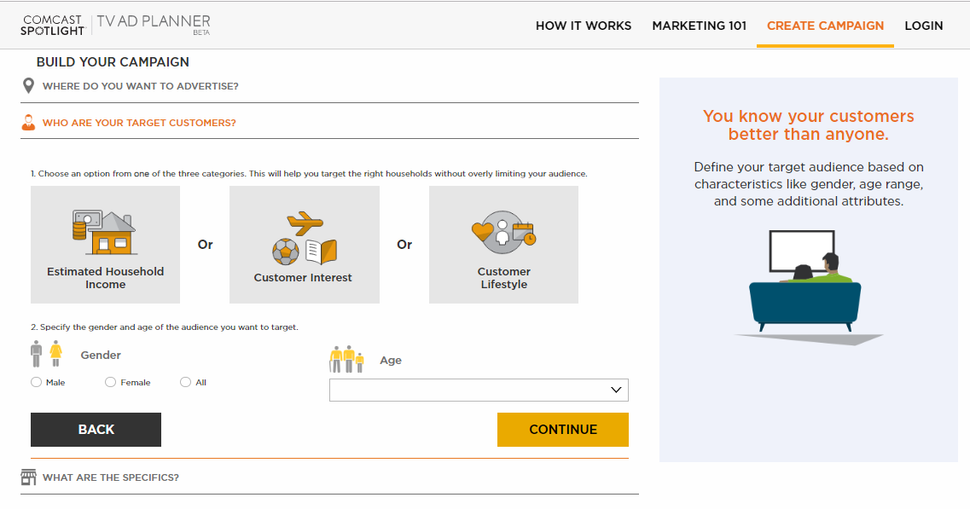 Comcast Spotlight Launches SelfService Buying Option Next TV