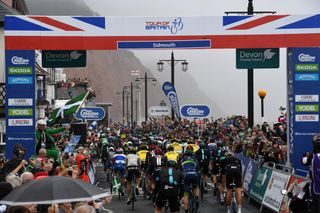 Sidmouth start, Tour of Britain 2016 stage six