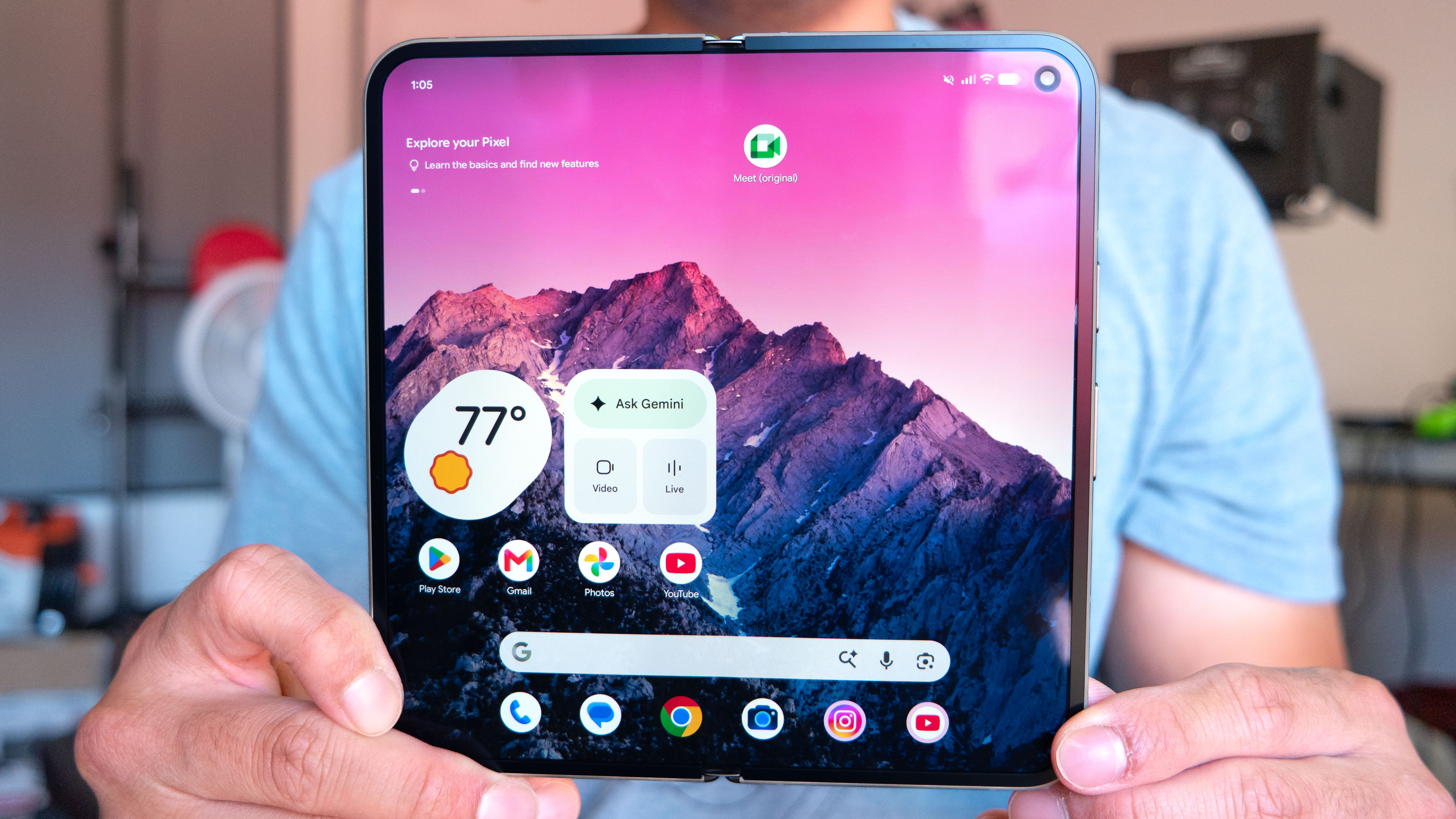 Google Pixel 11 Pro Fold showing main display.