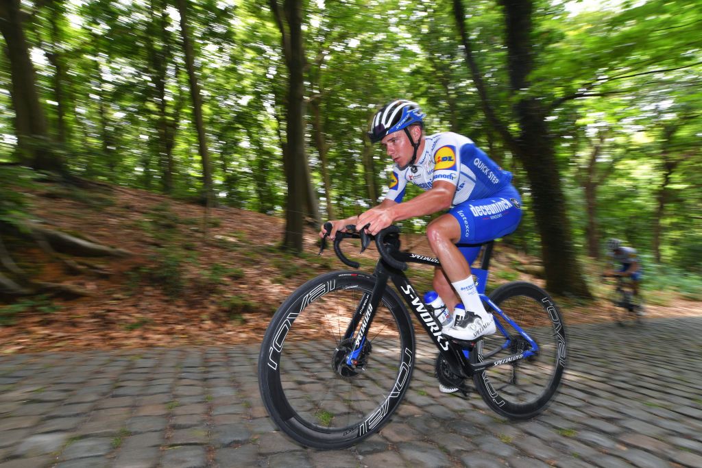 Remco Evenepoel makes an effort