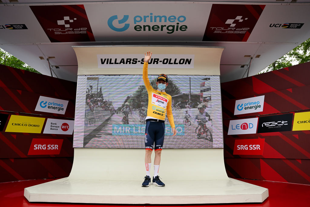 Mattias Skjelmose, 2023 Tour de Suisse leader after stage 3