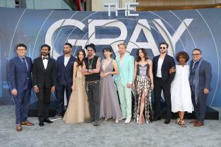 The cast of Gray Man on the red carpet