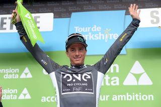 Peter Williams gets the combativity award after Tour de Yorkshire 2016 stage one