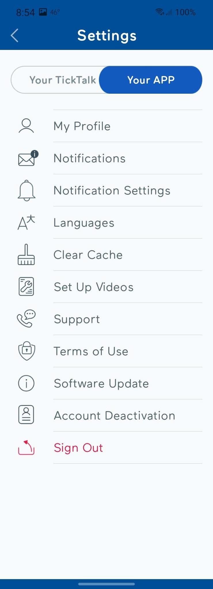 Ticktalk 4 App Screenshot