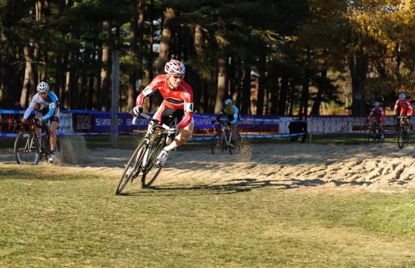 McNicholas leads through the sand