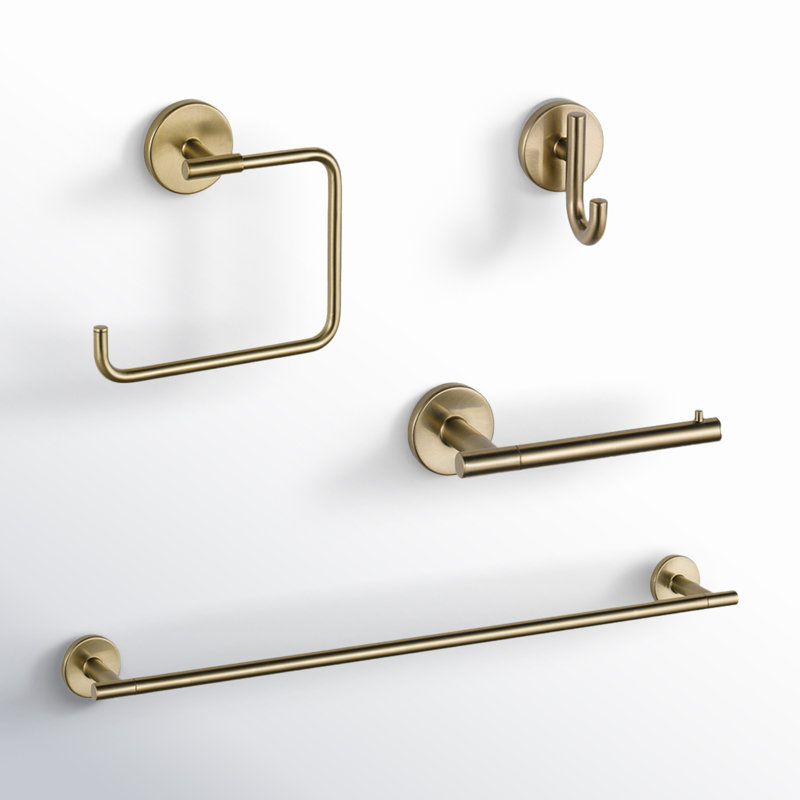 Delta Trinsic Delta 4 Piece Bathroom Hardware Set &amp;amp; Reviews | Wayfair
