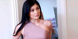 Kylie Jenner trying on prom dresses on Life of Kylie