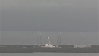 SpaceX's Dragon crew capsule launched from Cape Canaveral's Launch Complex 40 during a successful test of the launch escape system on May 6, 2015.