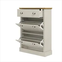 Brambly Cottage 2 Door 1 Drawer Shoe Cabinet