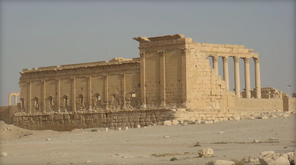The Temple of Bel in Palmyra, Syria.