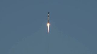 A Rocket Lab Electron rocket launches the MATS satellite for the Swedish National Space Agency on Nov. 4, 2022.