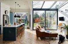  Andrew and Katie White’s conservatory-style kitchen extension is a bright, sympathetic addition to their Edwardian home in Lewisham