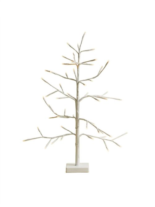 2ft Led White Table Top Twig Tree